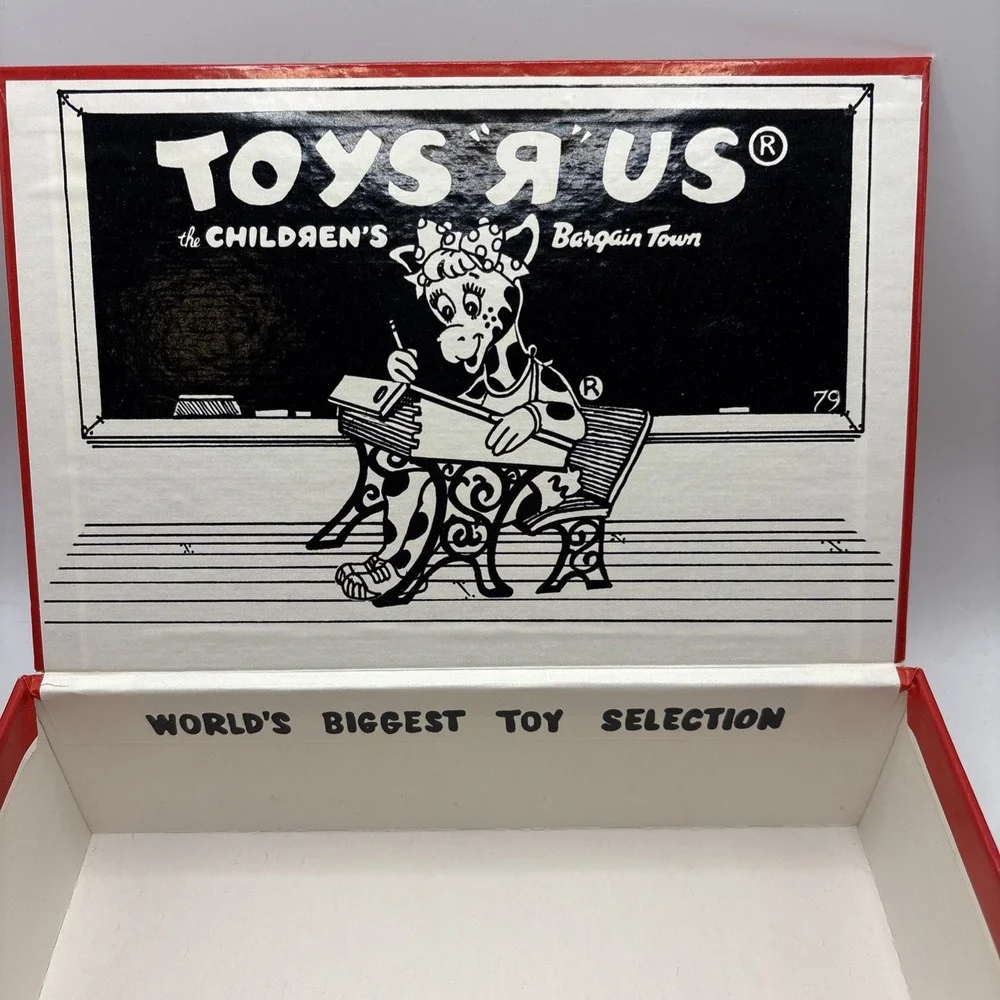 Vintage‎ Geoffrey's Anything Box - 1973 Toys R Us Art Storage Pencils Giraffe